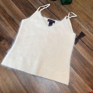 Vintage sweater tank, fuzzy S/M